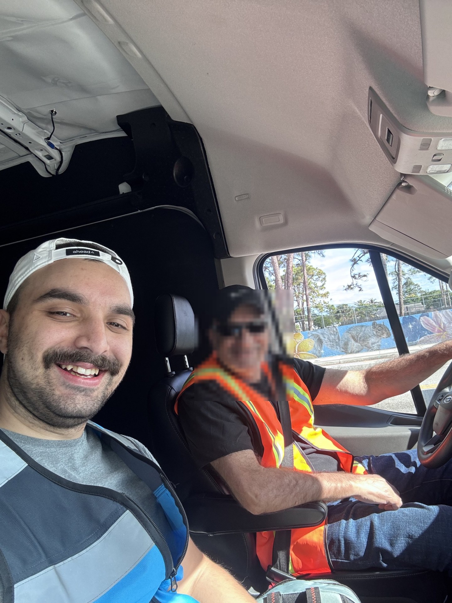 Amazon delivery training — cargo van