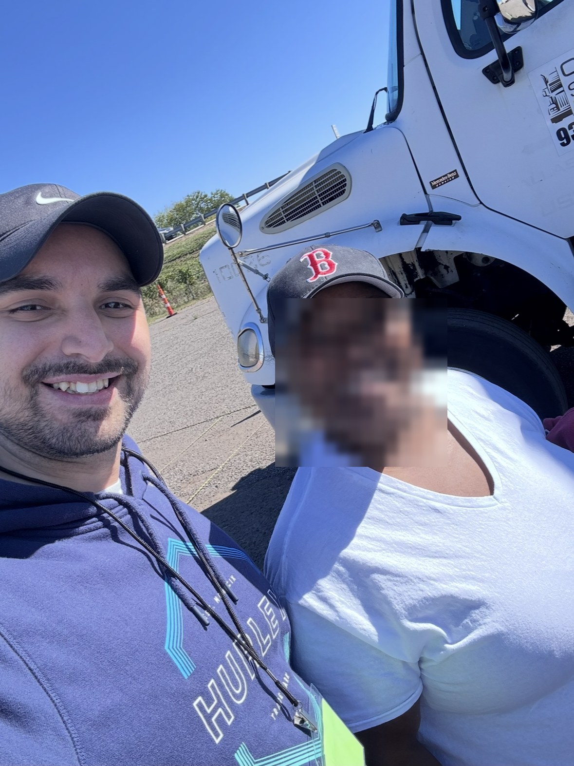 CDL field training — Class B tractor
